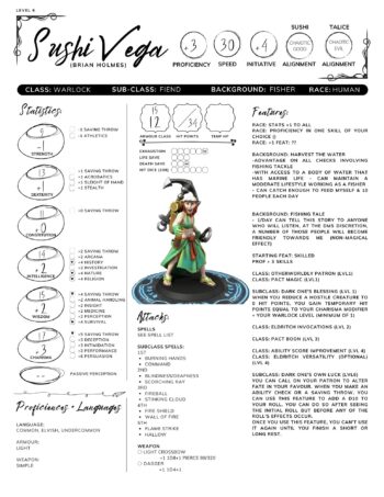 Custom Character Sheet